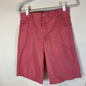 Boys Vineyard Vines By Shep & Ian Performance Breaker Shorts size 16 pink chino